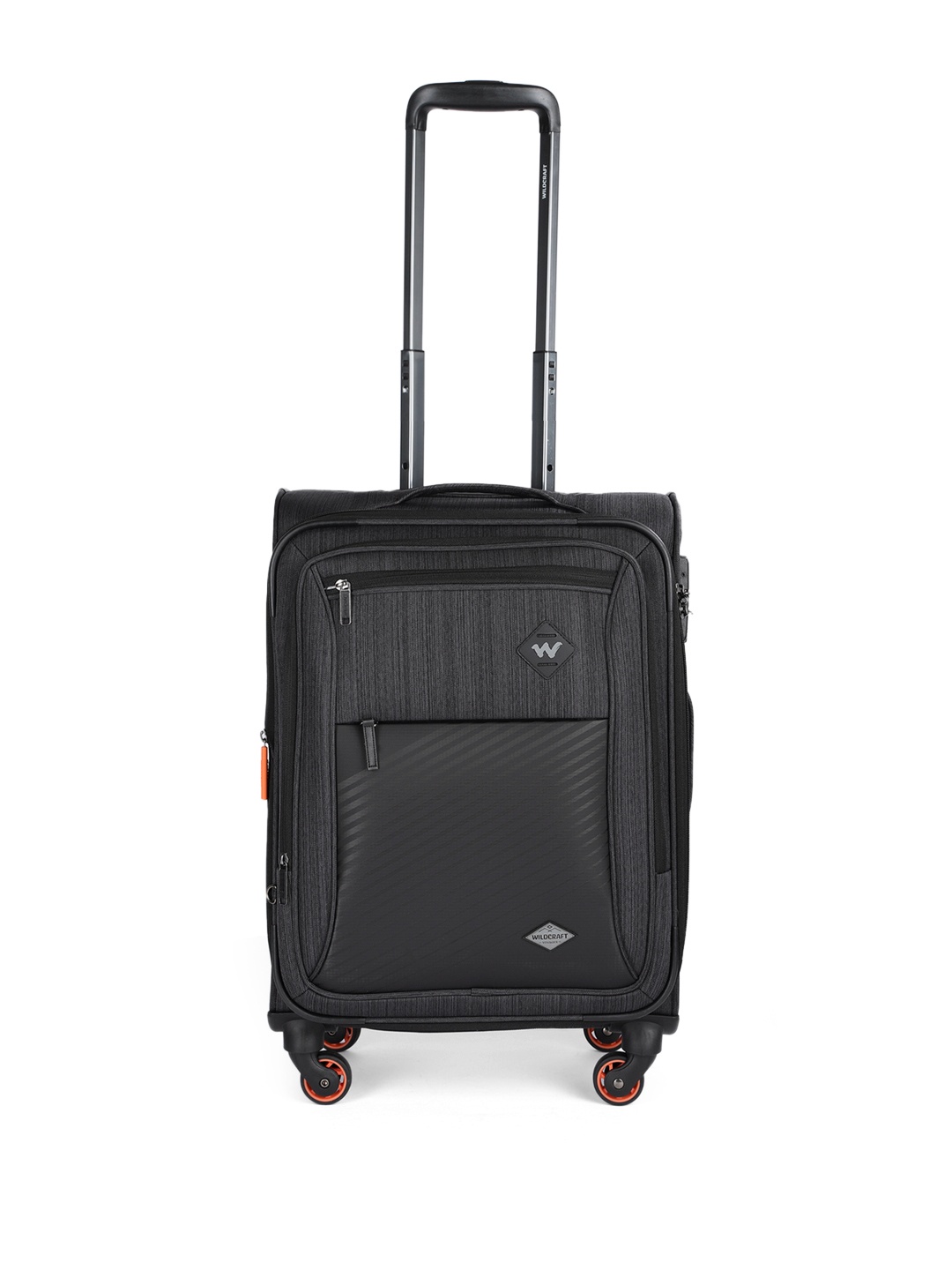 

Wildcraft Unisex Black Soft Textured Pollux Cabin Trolley Suitcase