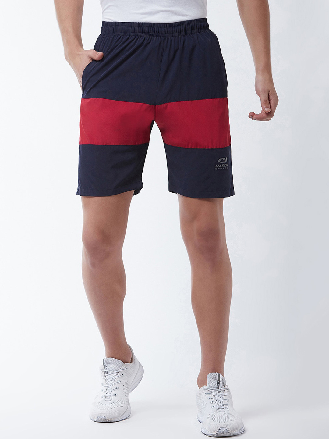 

Masch Sports Men Navy Blue Training or Gym Sports Shorts