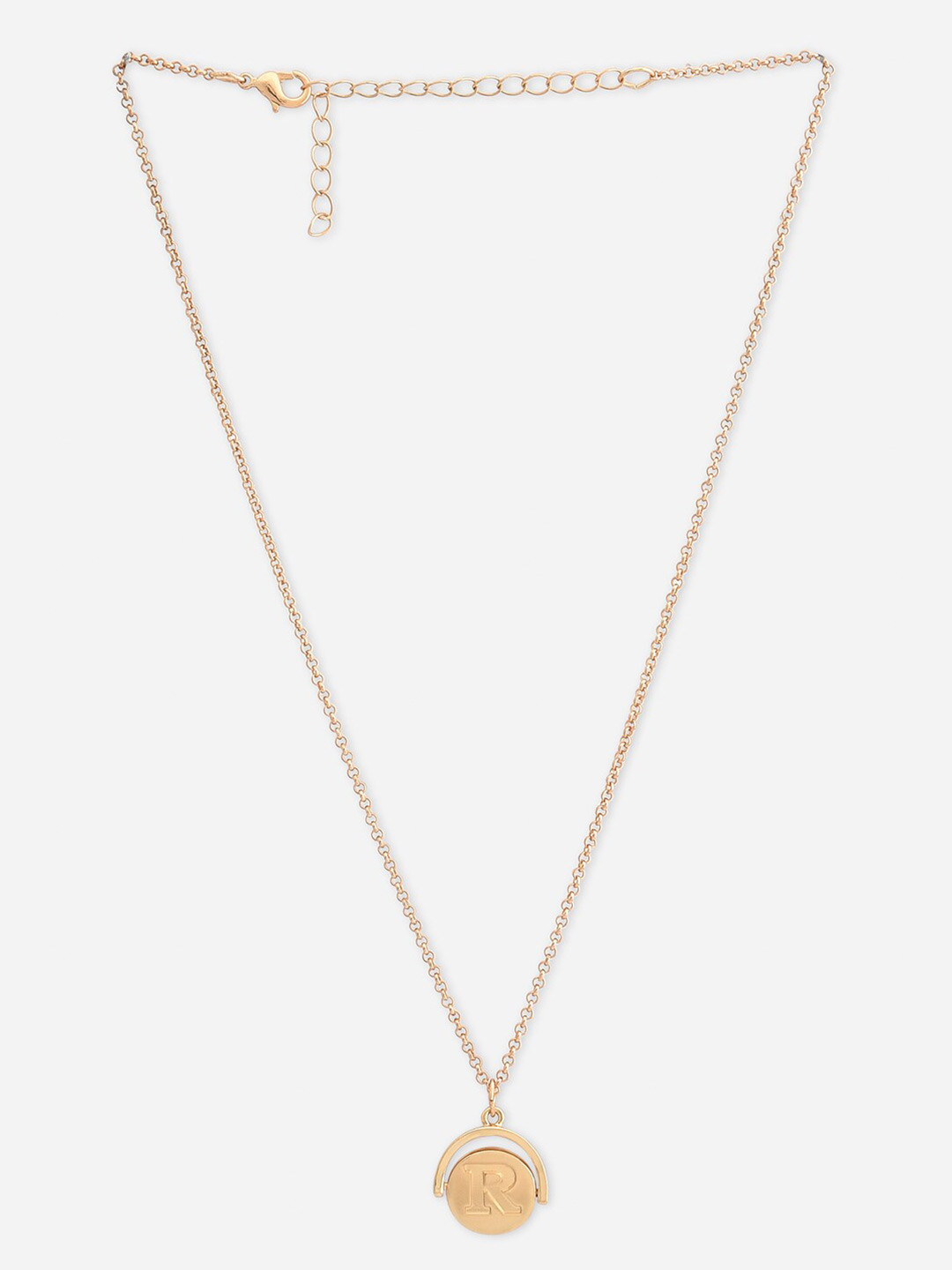 

ToniQ Women Gold-Toned Gold-Plated Minimal Chain Necklace