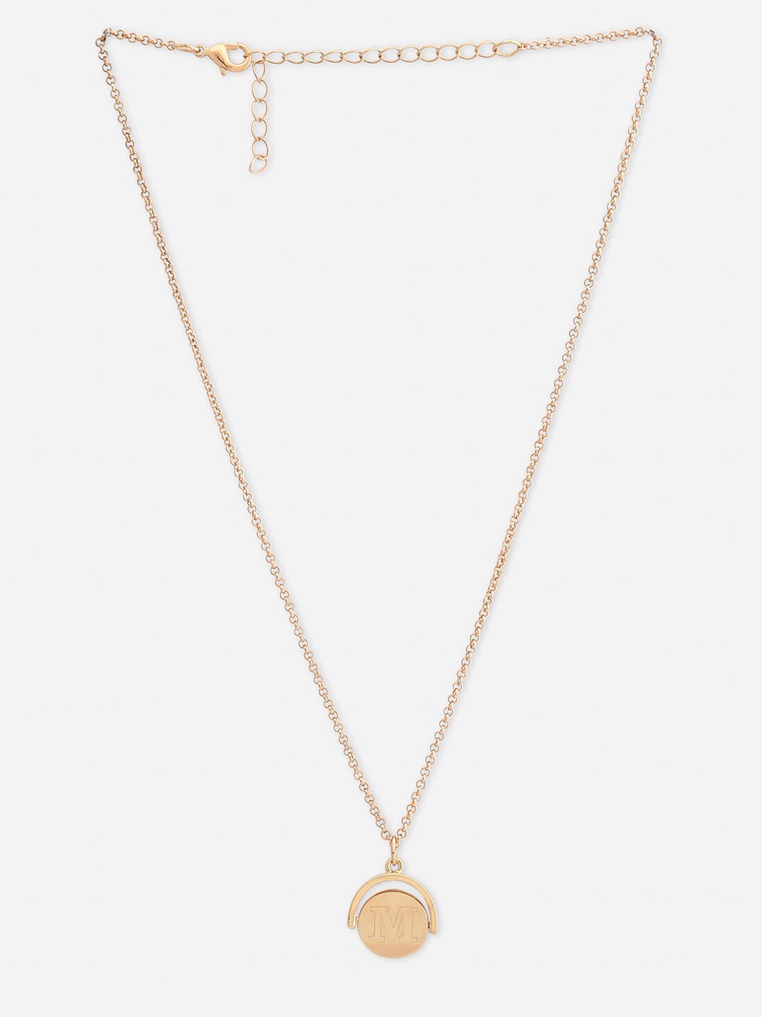 

ToniQ Women Gold-Toned Alphabet Pendant Necklace