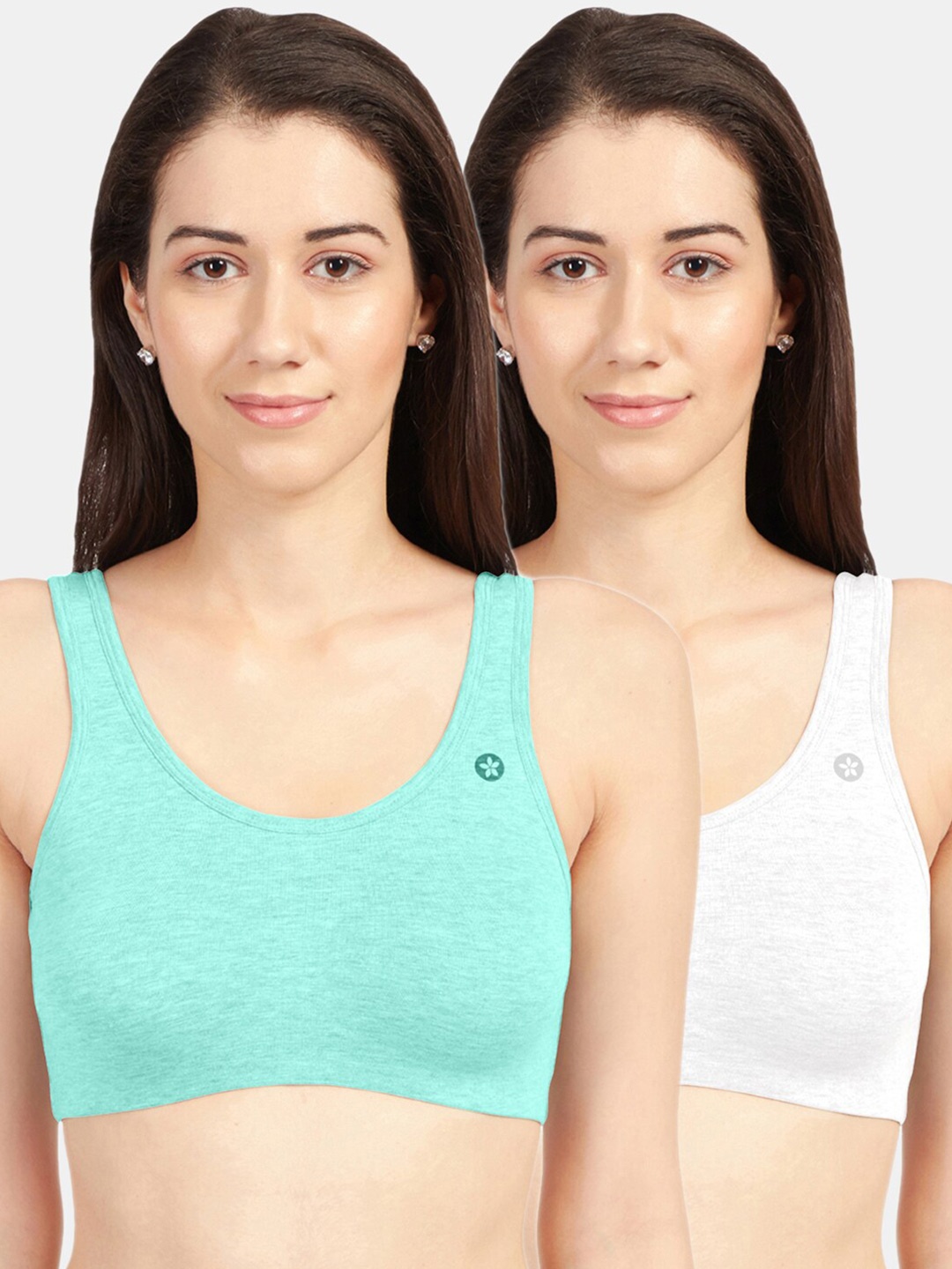 

Sonari Women Assorted Non Padded Seamless Camisole Bra Set Of 2