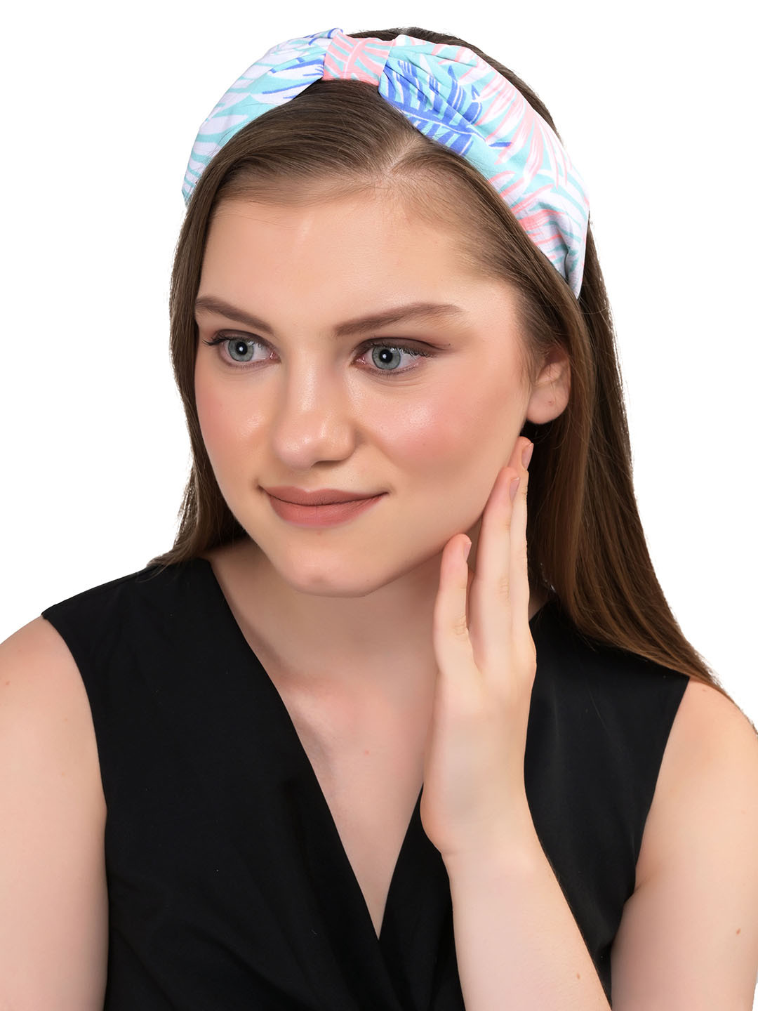 

BuckleUp Women Multi Color Floral Printed Hairband