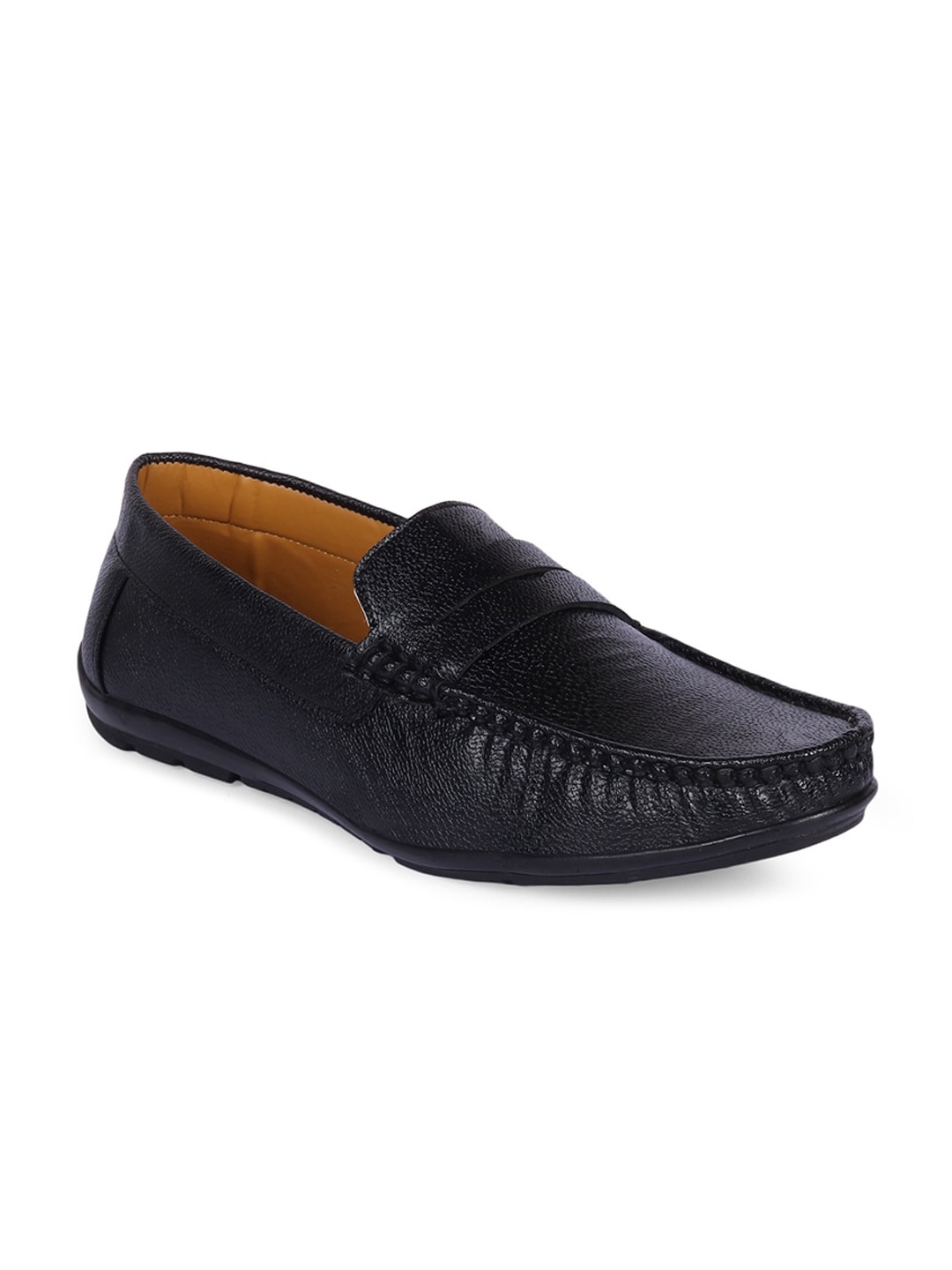 

Longwalk Men Black Solid Regular Formal Loafers