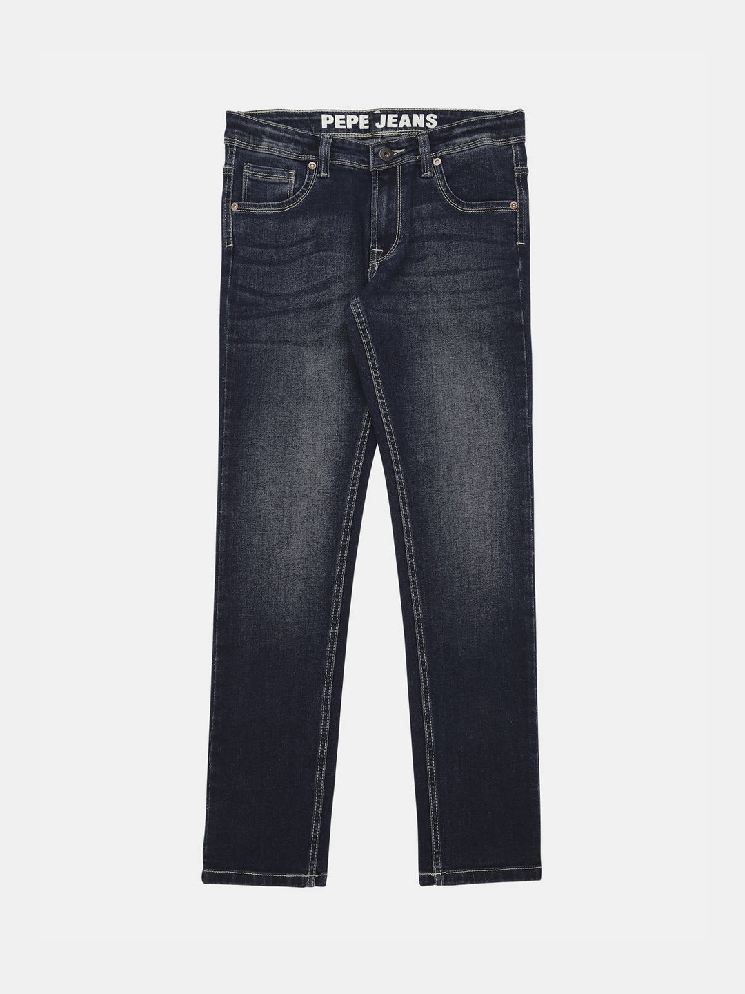 

Pepe Jeans Boys Blue Light Fade Stretchable Jeans