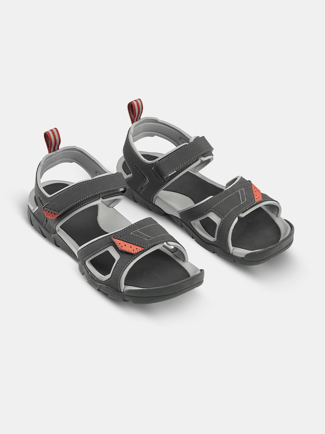 

Quechua By Decathlon Men Black PU Sports Sandals