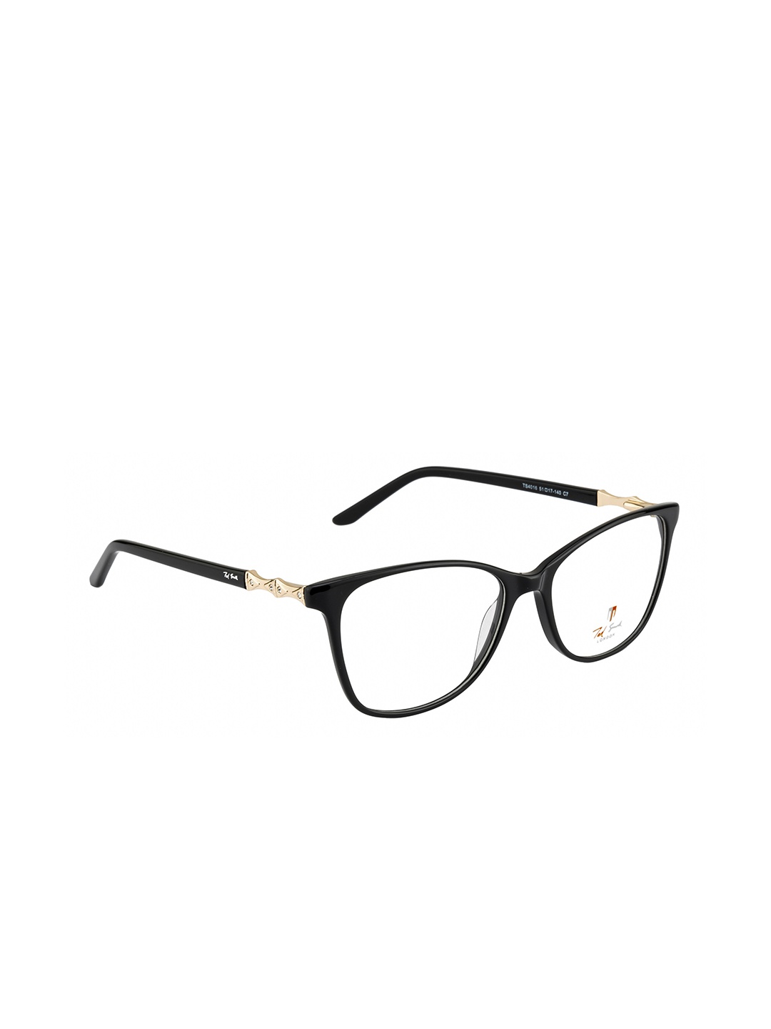 

Ted Smith Women Black & Gold-Toned Full Rim Cateye Frames