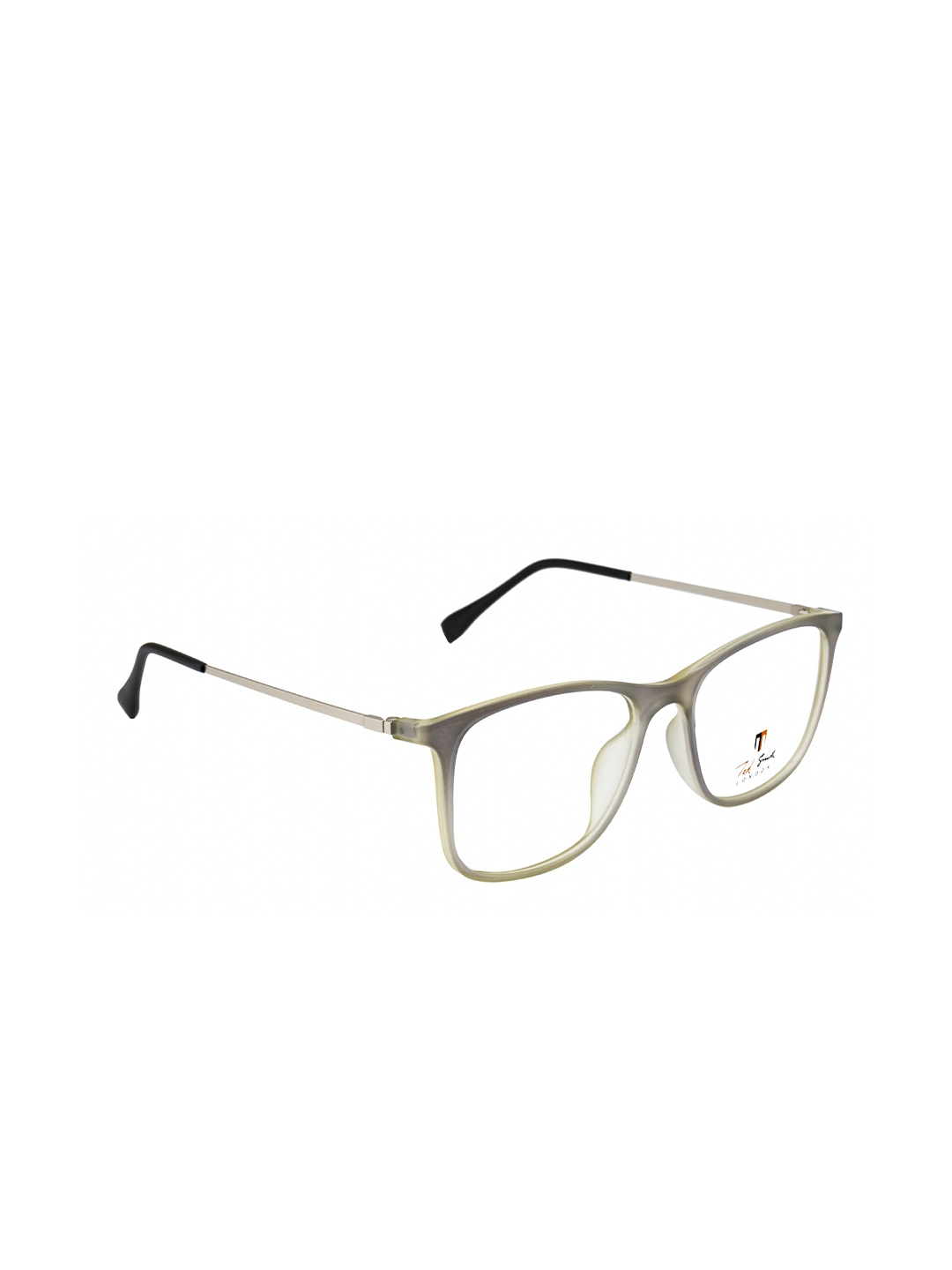 

Ted Smith Unisex Grey & Silver-Toned Full Rim Wayfarer Frames