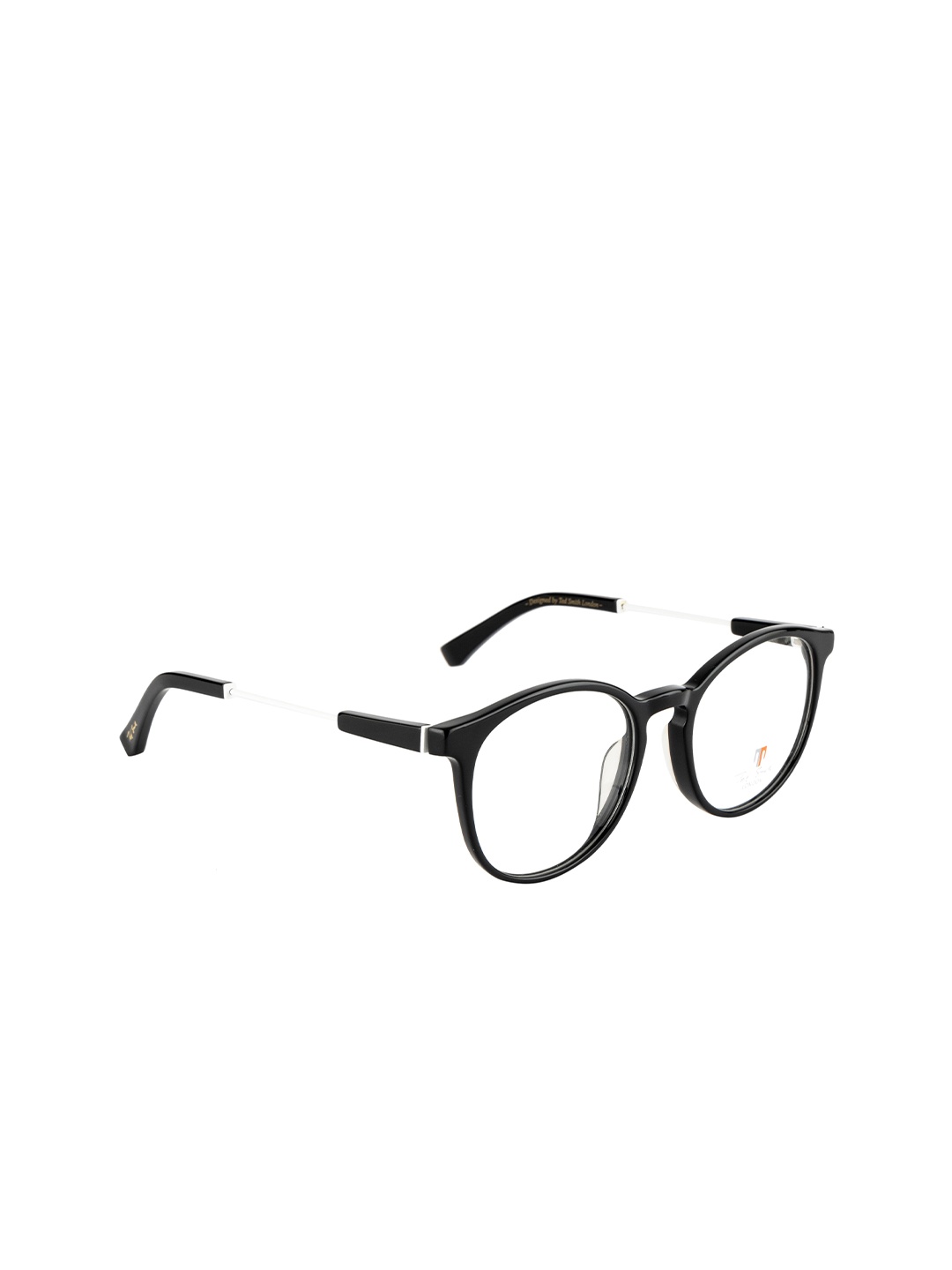 

Ted Smith Unisex Black Full Rim Round Frames Eyeglasses