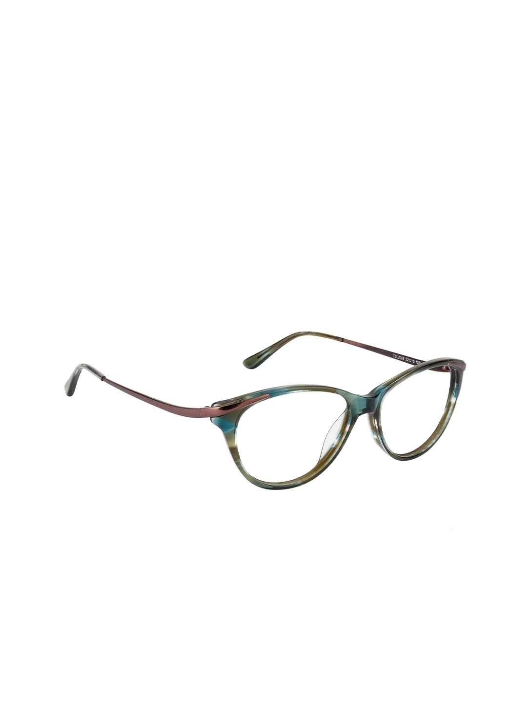 

Ted Smith Women Green Solid Cateye Sunglasses TSL-TSL3008