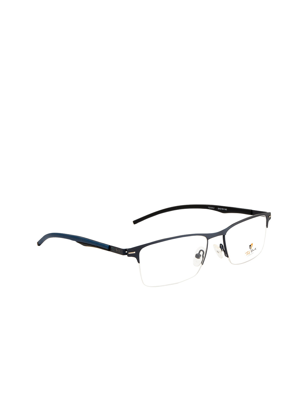 

Ted Smith Unisex Blue Half Rim Wayfarer Frames TSL-9052_BLU