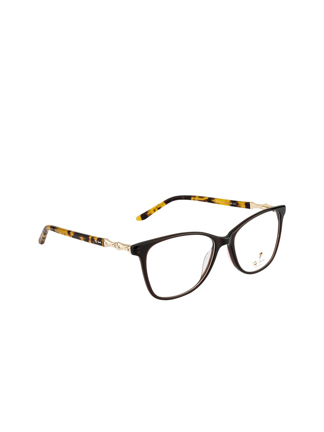 

Ted Smith Women Brown & Black Full Rim Wayfarer Frames Eyeglasses