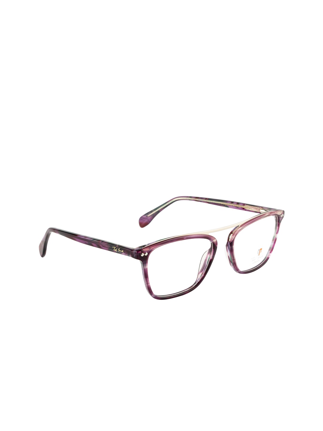 

Ted Smith Unisex Purple Full Rim Wayfarer Frames Eyeglasses