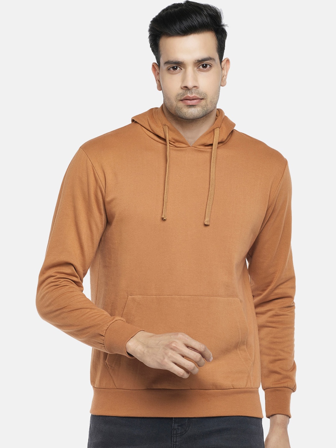 

People Men Khaki Sweatshirt