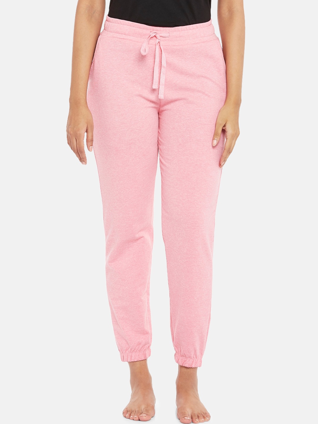 

Dreamz by Pantaloons Women Pink Solid Joggers