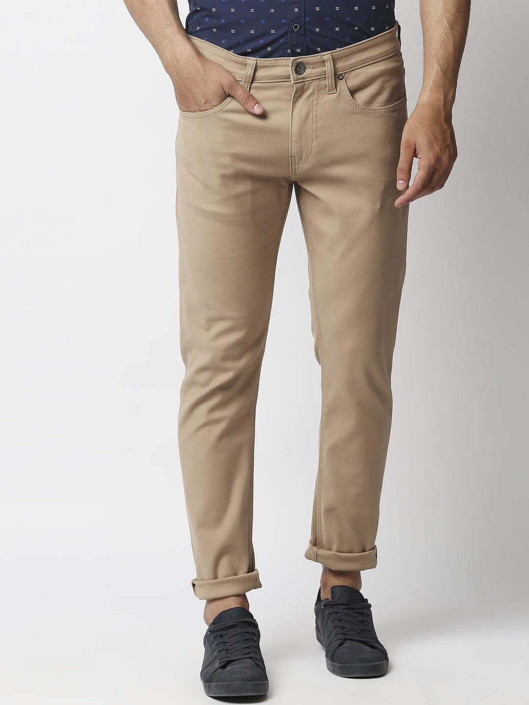 

Pepe Jeans Men Camel Brown Skinny Fit Stretchable Jeans