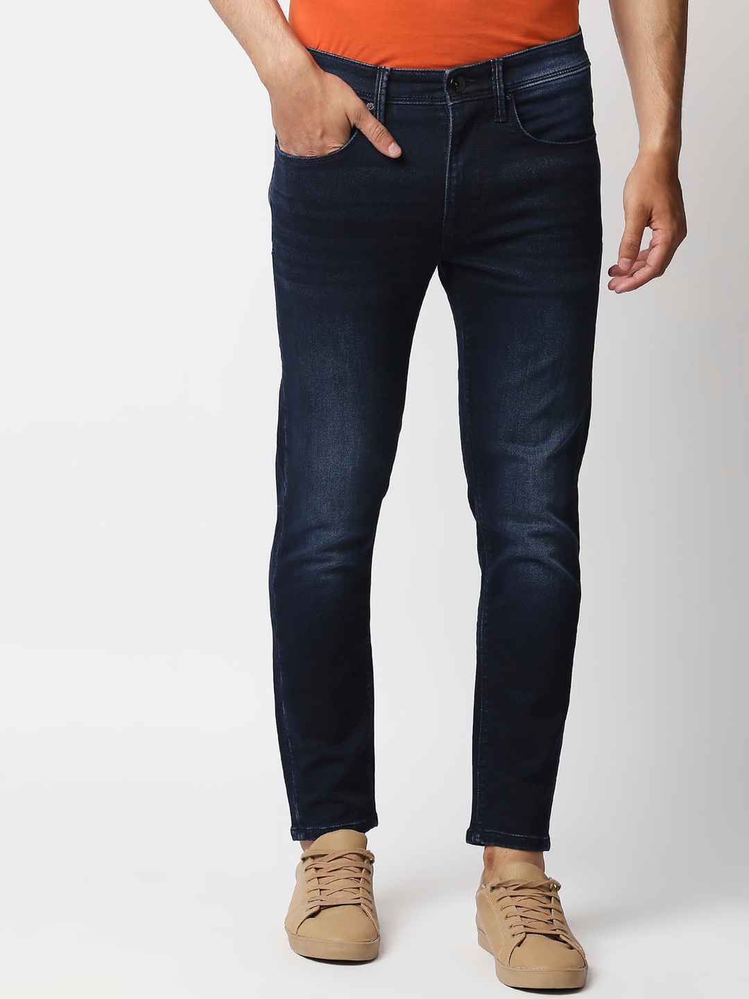 

Pepe Jeans Men Blue Skinny Fit Light Fade Stretchable Jeans