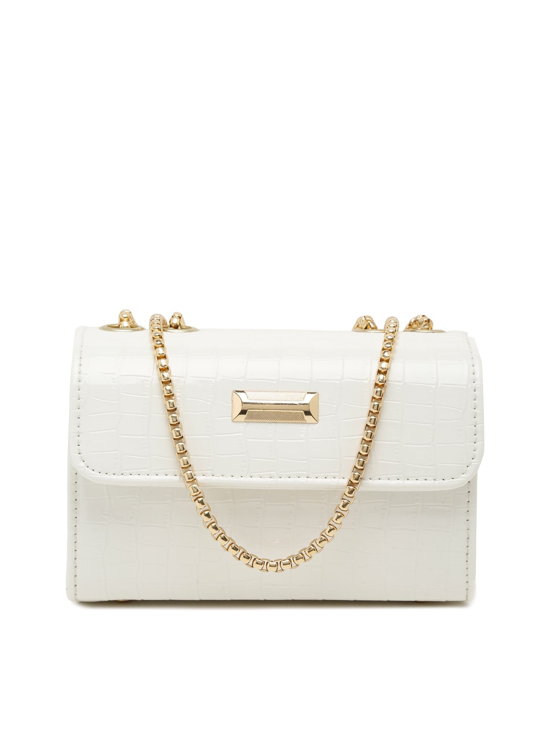 

FARGO White Structured Handheld Bag