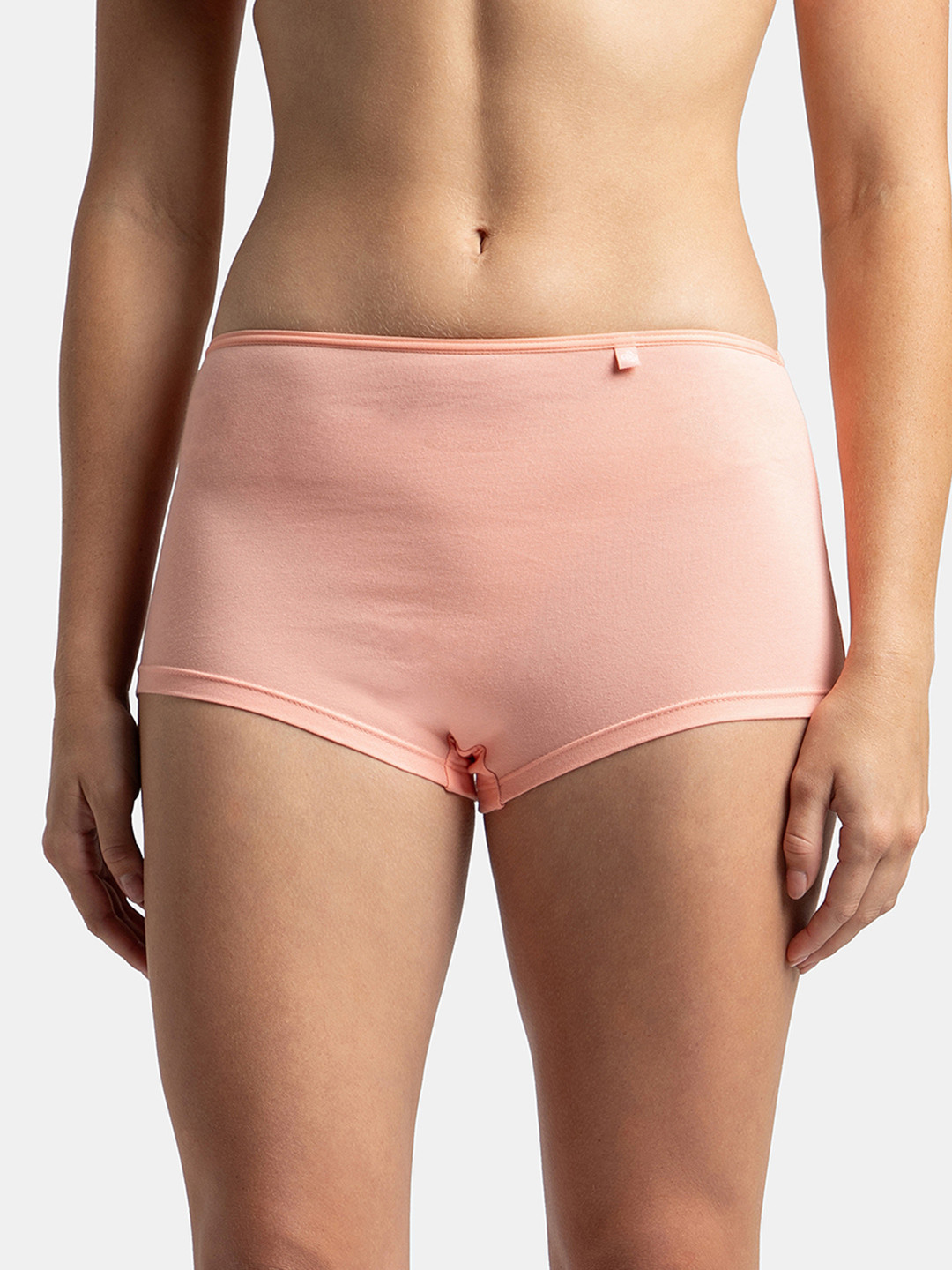 

Jockey High Coverage Super Combed Cotton Boy Leg With StayFresh Treatment-SS04, Peach