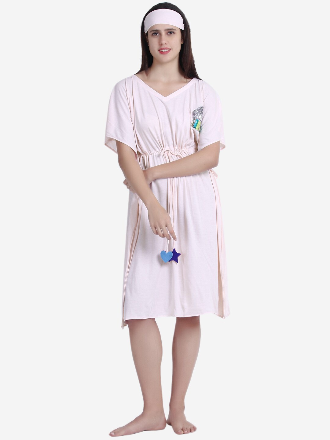 

Anaario Pink Kaftan Nightdress