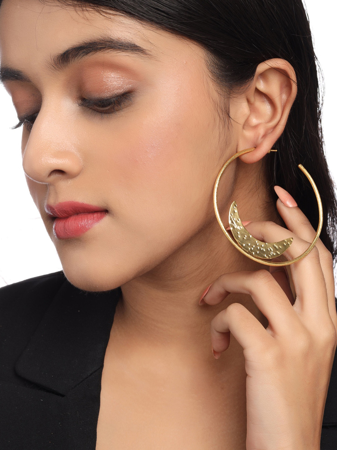 

THE AAB STUDIO Gold-Plated Circular Hoop Earrings