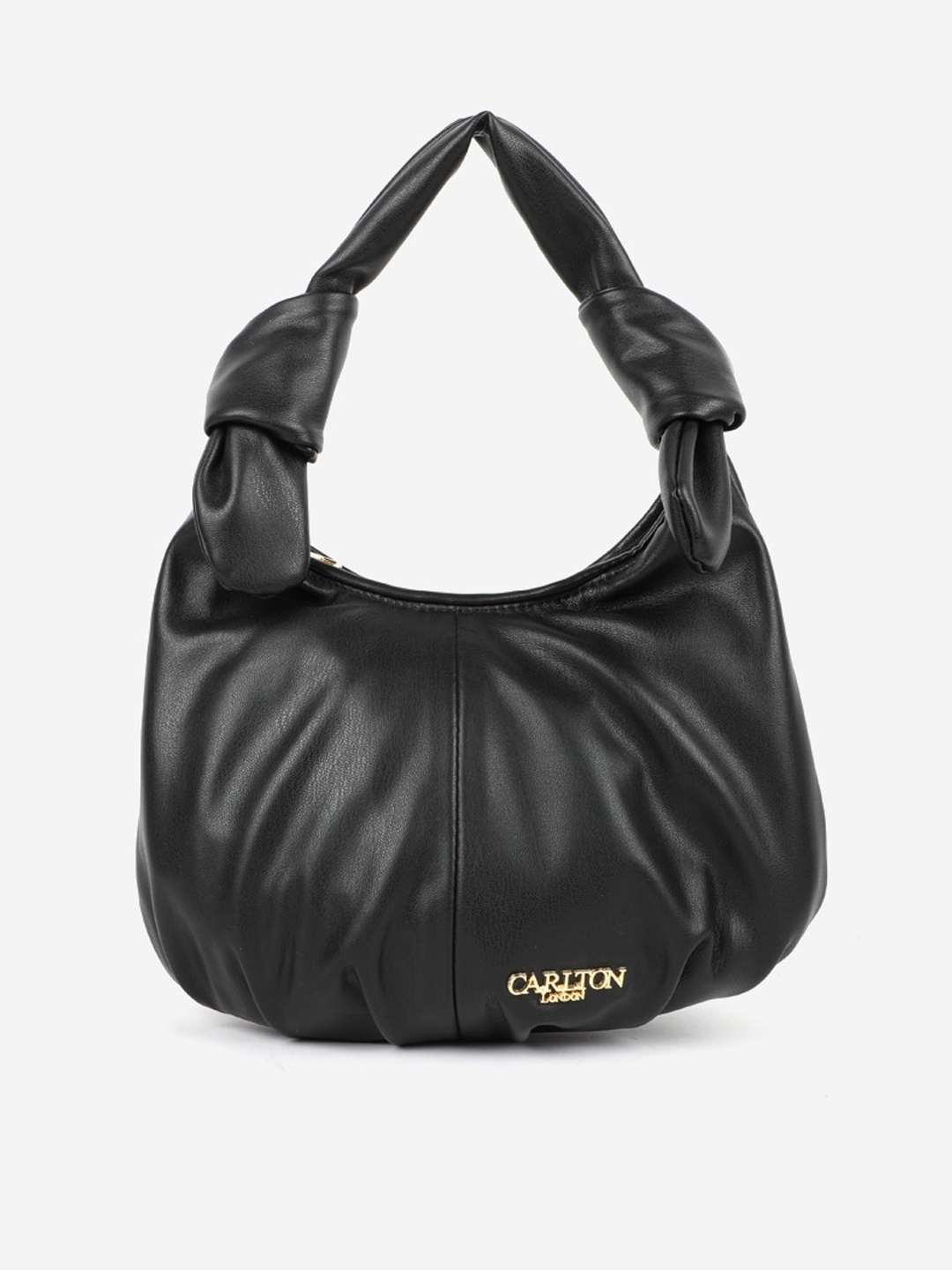 

Carlton London Black Swagger Hobo Bag