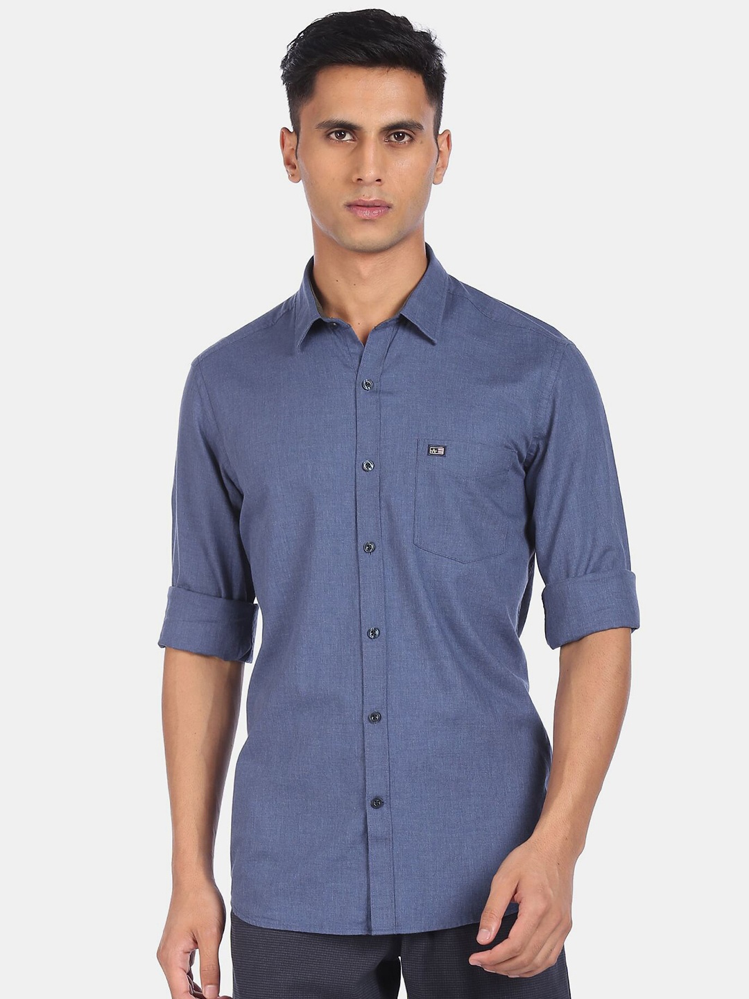 

Arrow Men Blue Casual Shirt