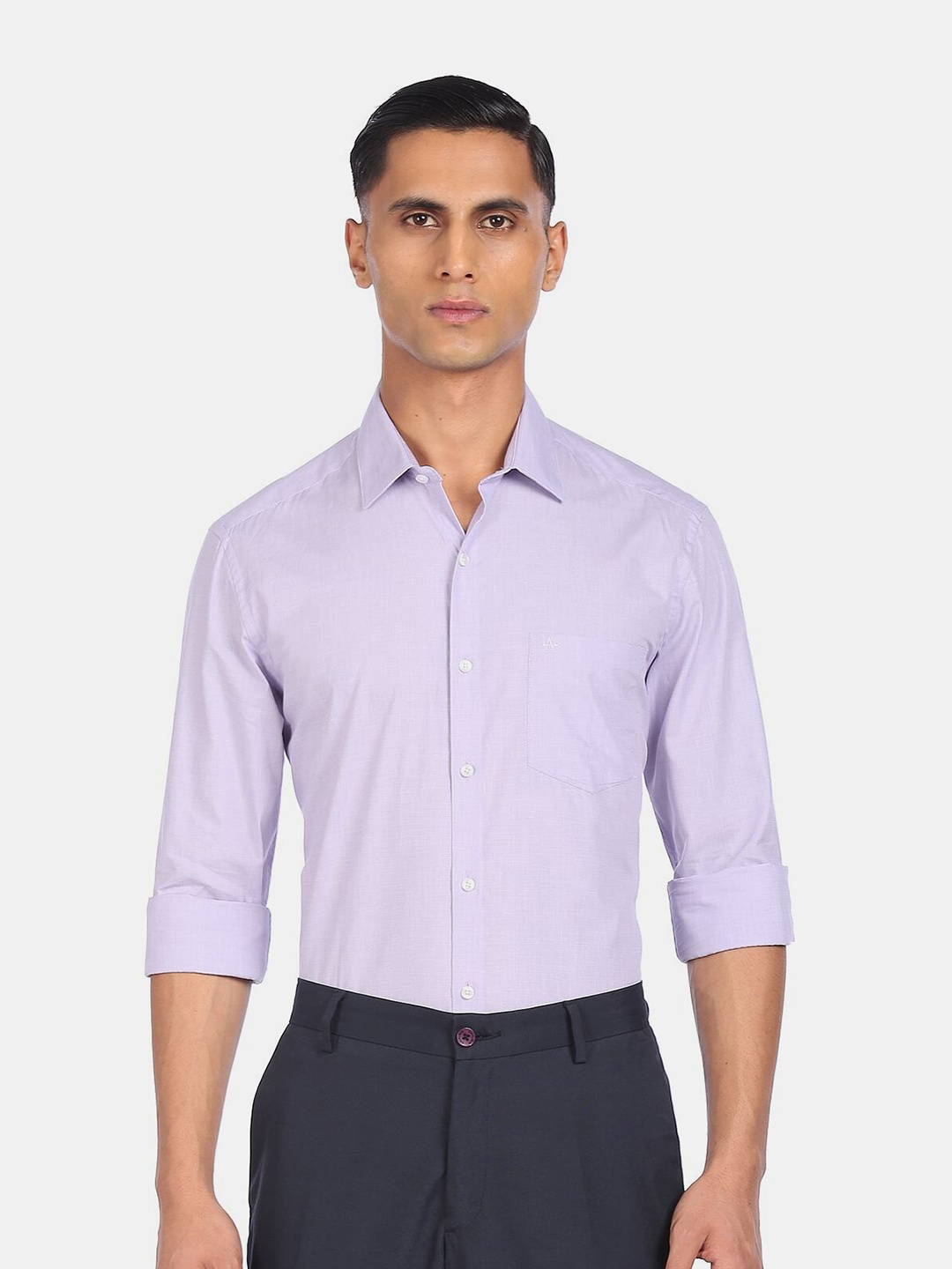 

Arrow Men Purple Slim Fit Formal Shirt