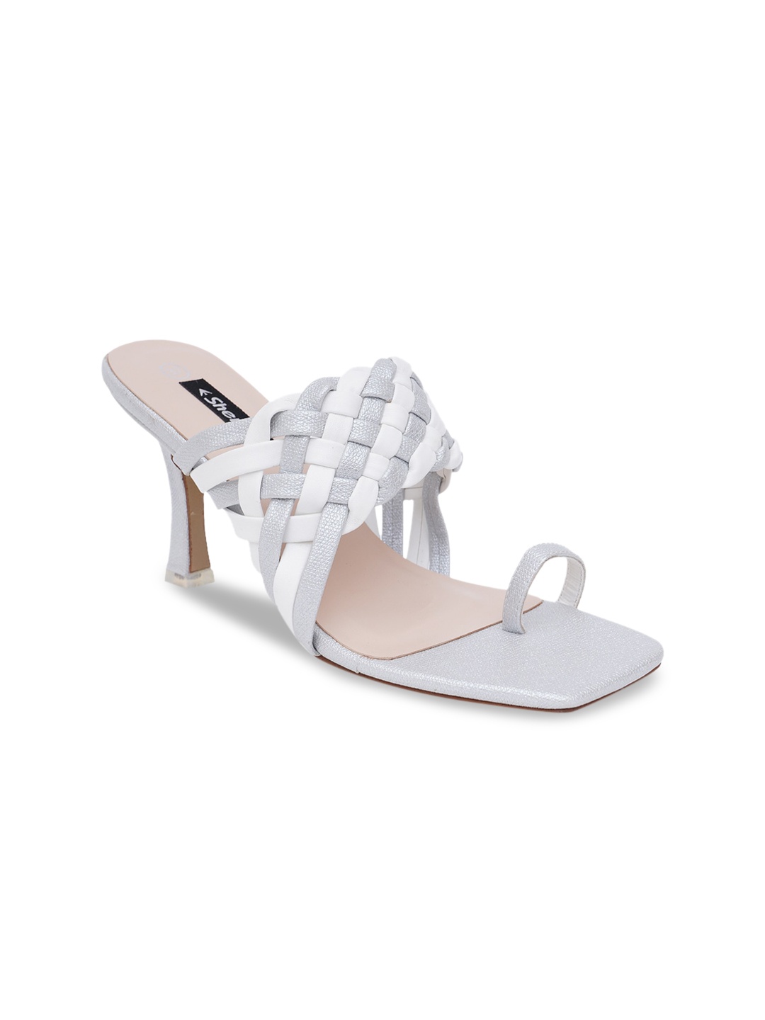 

Sherrif Shoes Women White Party Kitten Sandals
