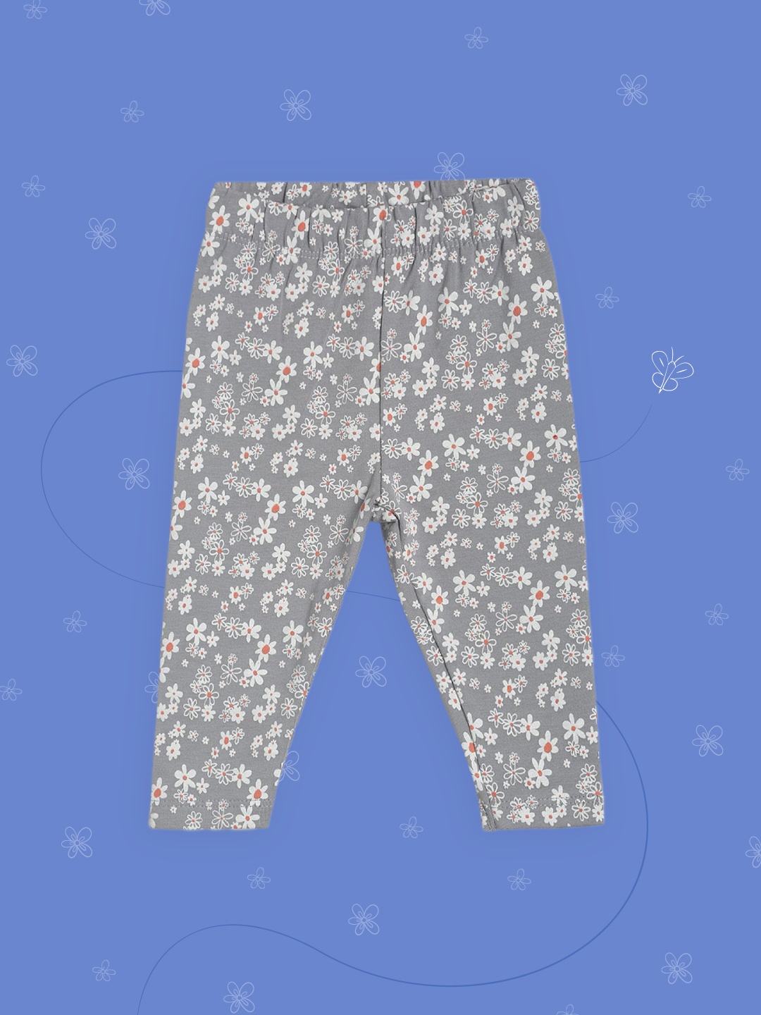 

MINI KLUB Girls Pack Of 3 Grey & White Leggings