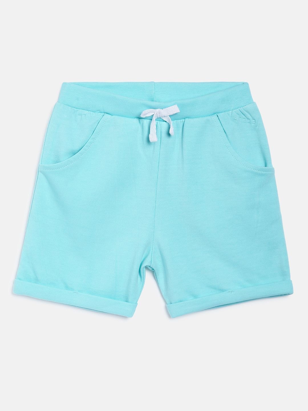 

MINI KLUB Girls Blue Pure Cotton Shorts