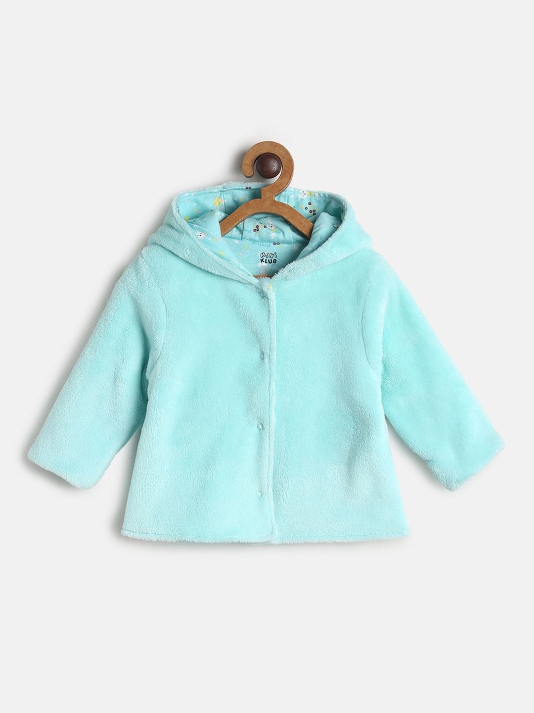 

MINI KLUB Girls Turquoise Blue Lightweight Tailored Jacket