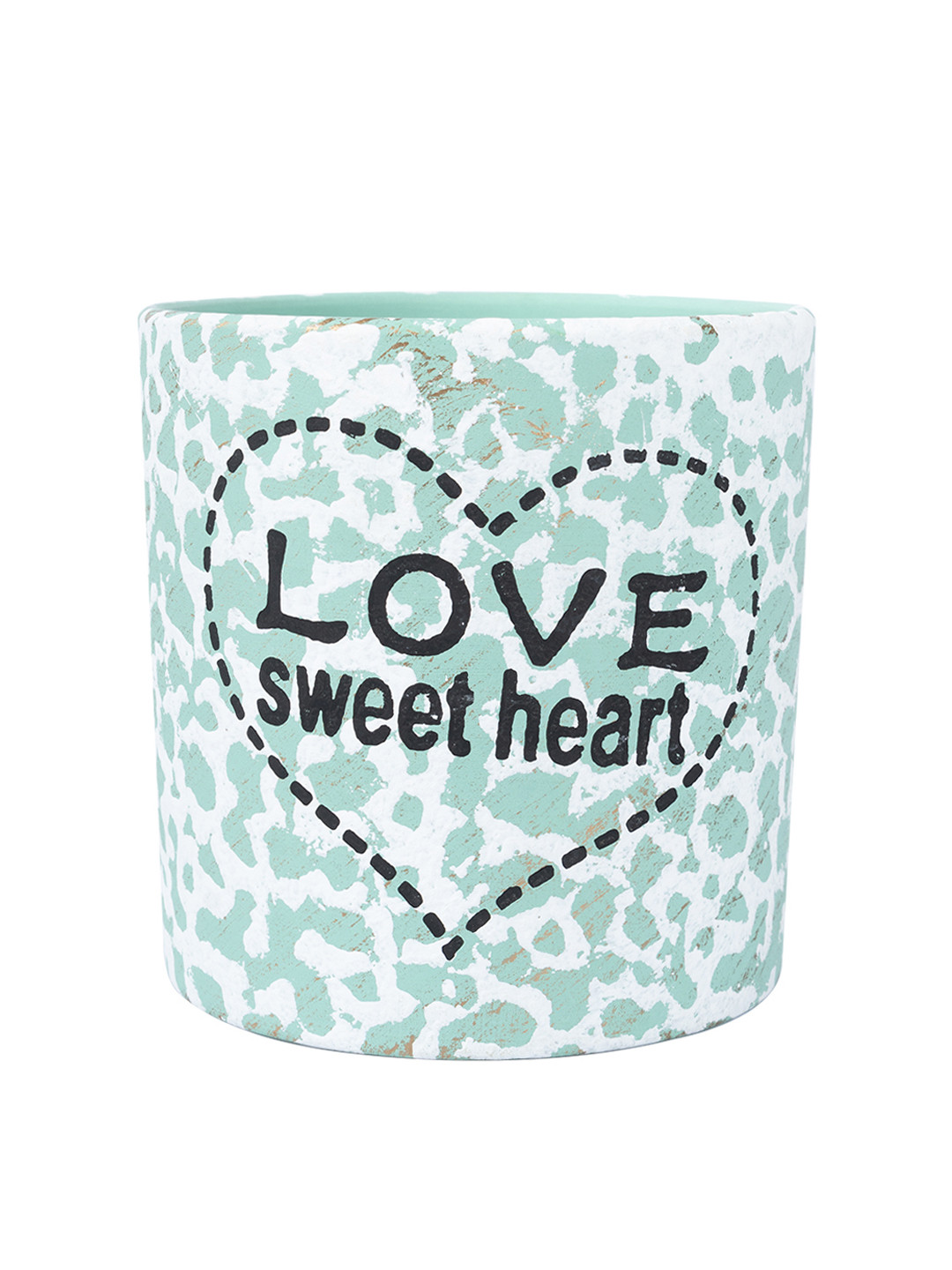 

MARKET99 Turquoise Blue Printed Ceramic Table Planter