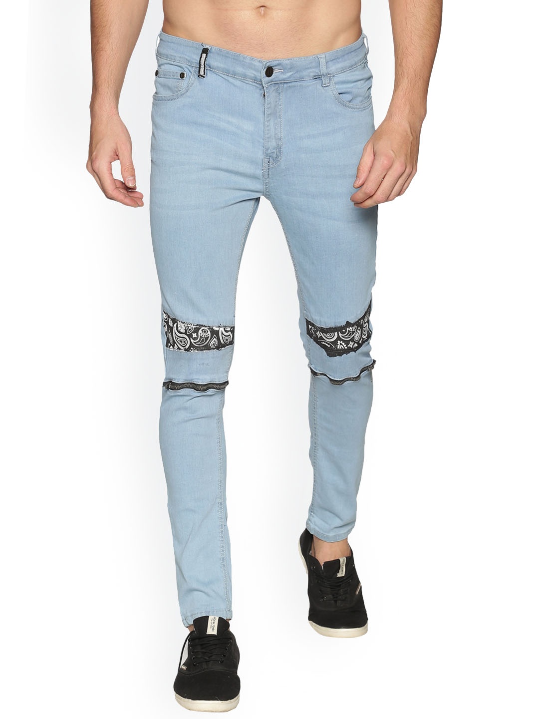 

IMPACKT Men Blue Skinny Fit Mildly Distressed Stretchable Jeans