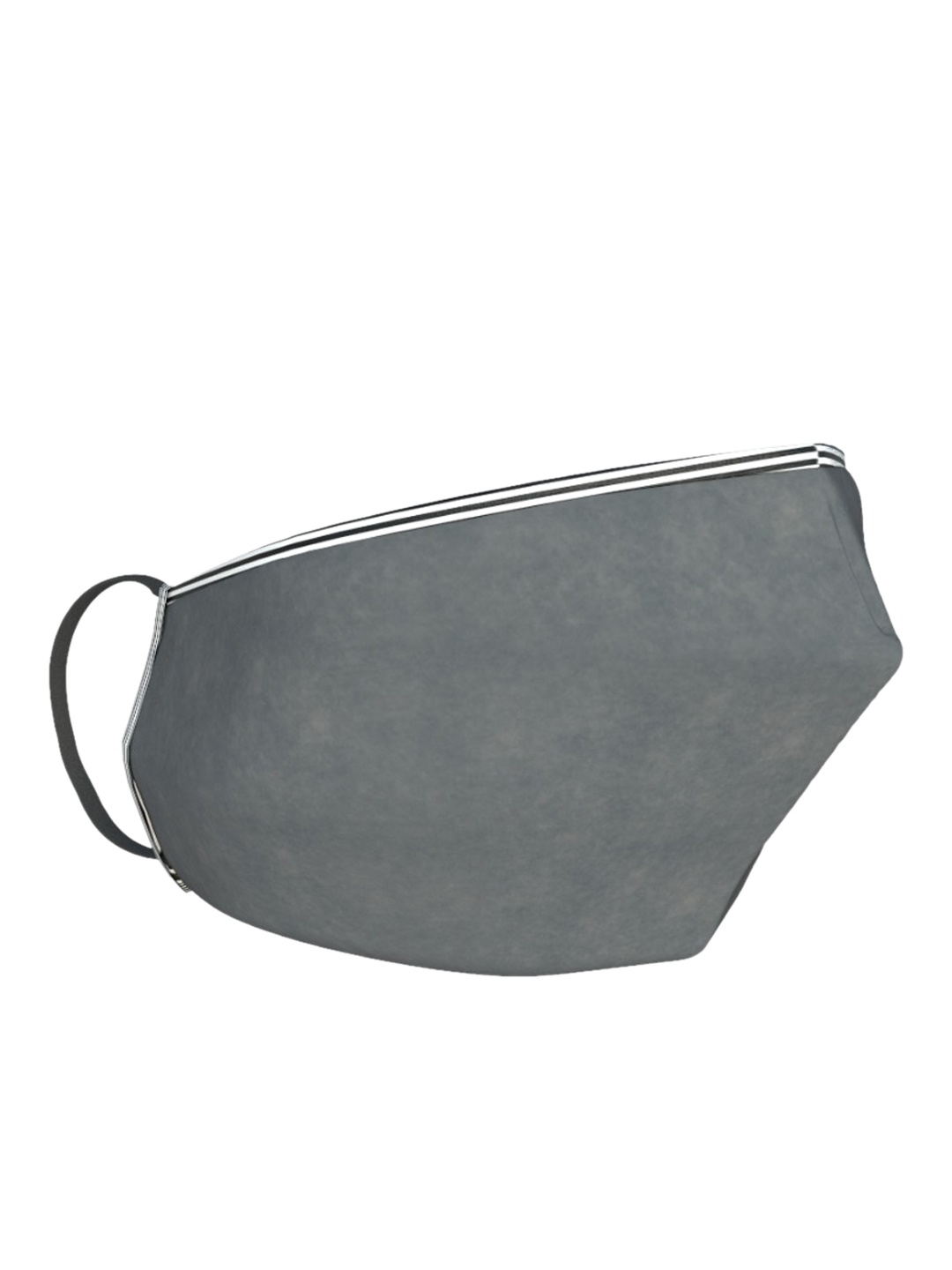 

Vibe Grey Solid Re-useable Earloop Outdoor Mask With Anti Viral Filter