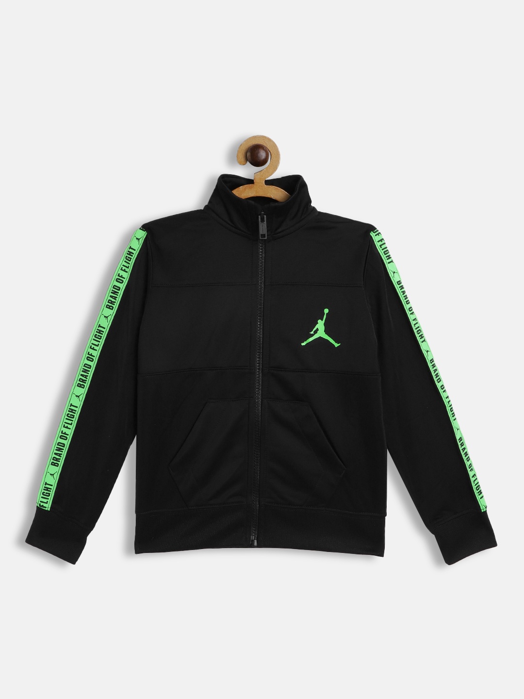 

Jordan Boys Black Brand Logo Printed Lightweight Tailored Jacket