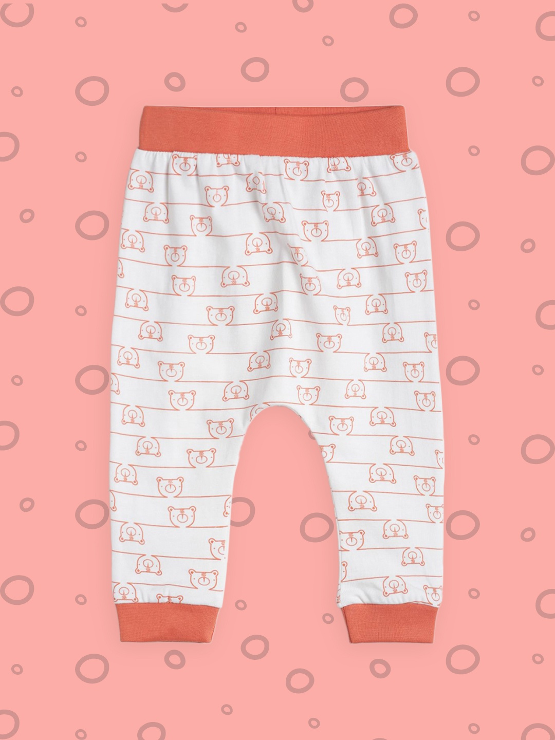 

MINI KLUB Infant Boys Pack Of 3 Printed Pure Cotton Joggers, White