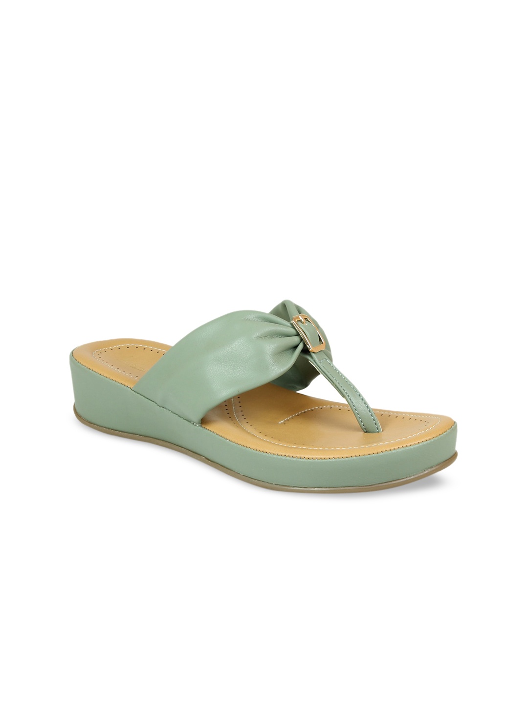 

Inc 5 Women Green Wedge Sandals