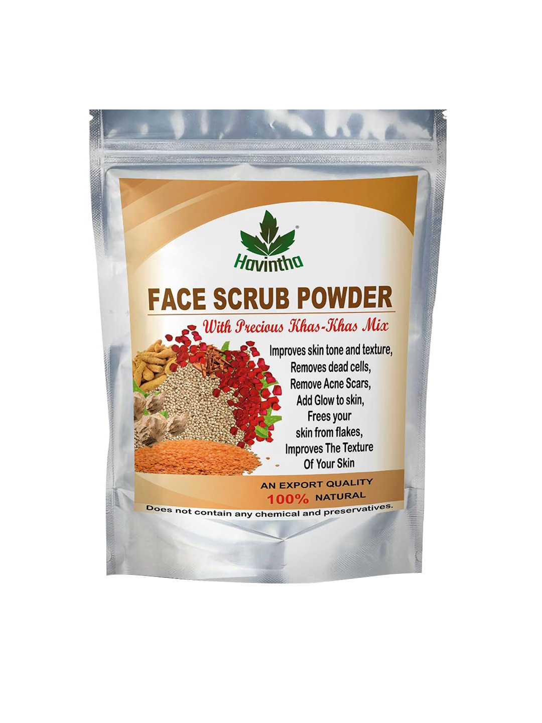 

Havintha Khas-Khas Face Scruber Powder 227 g, Silver