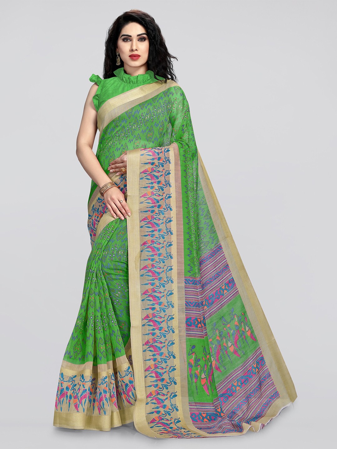 

KALINI Women Green Printed