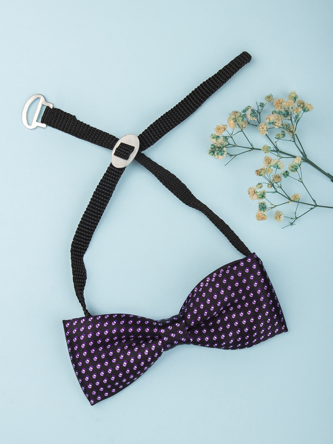 

Arendelle Boys Purple Printed Satin Bow Tie