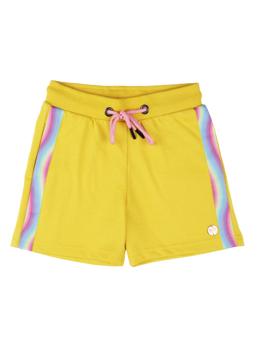

Stupid Cupid Girls Yellow Regular Shorts