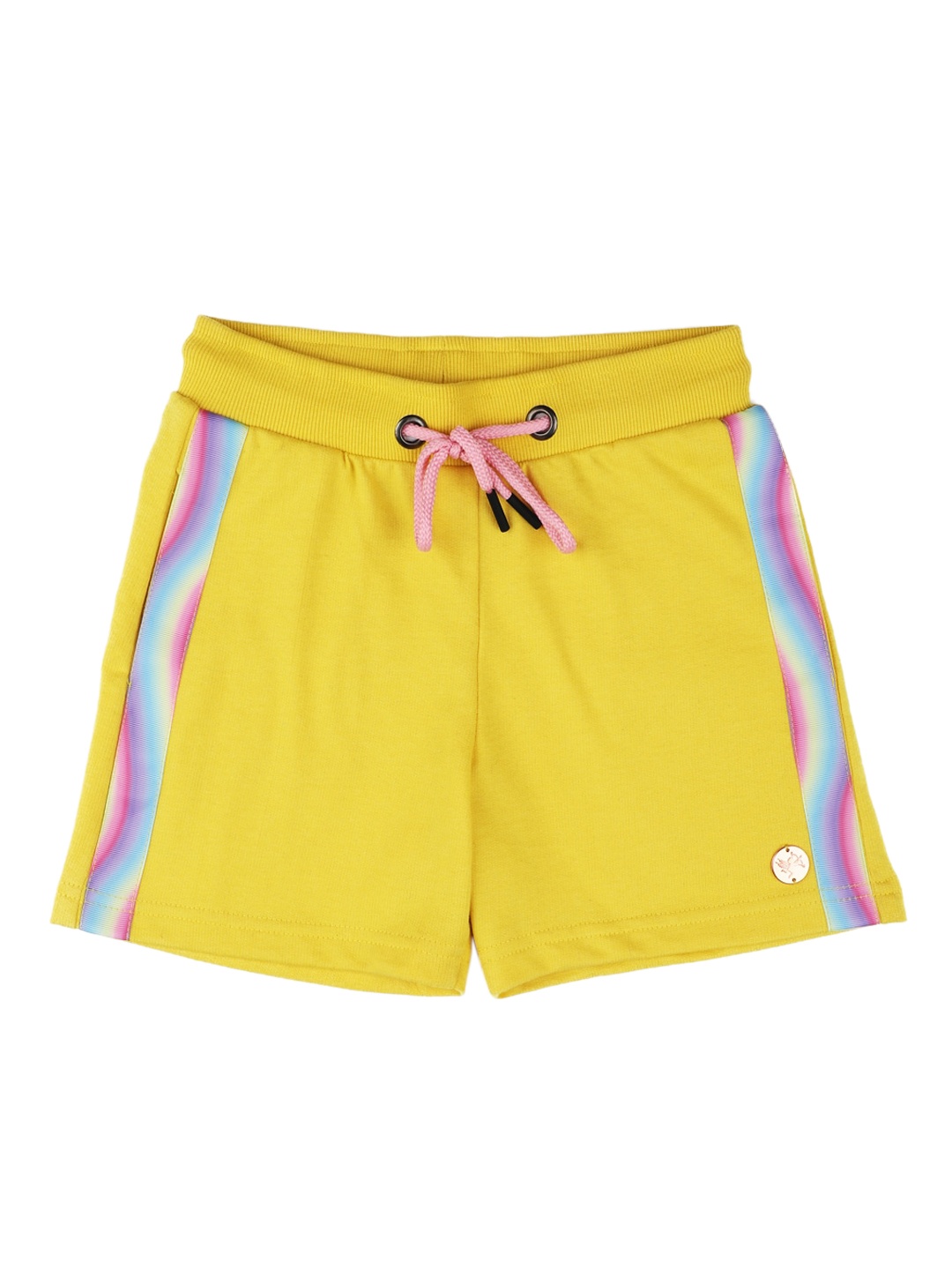 

Stupid Cupid Girls Yellow Sports Shorts