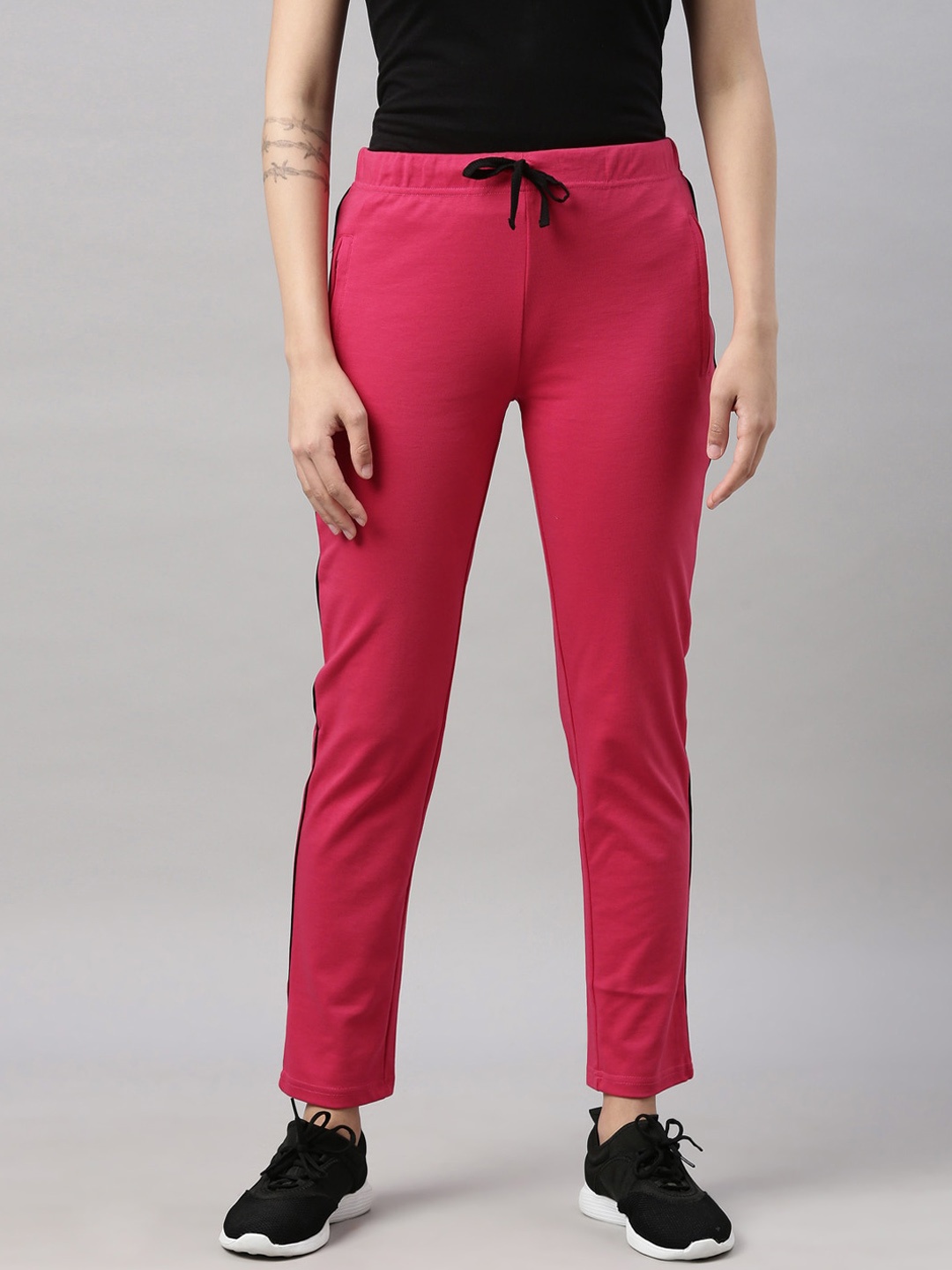 

GOLDSTROMS Women Pink Solid Track Pant