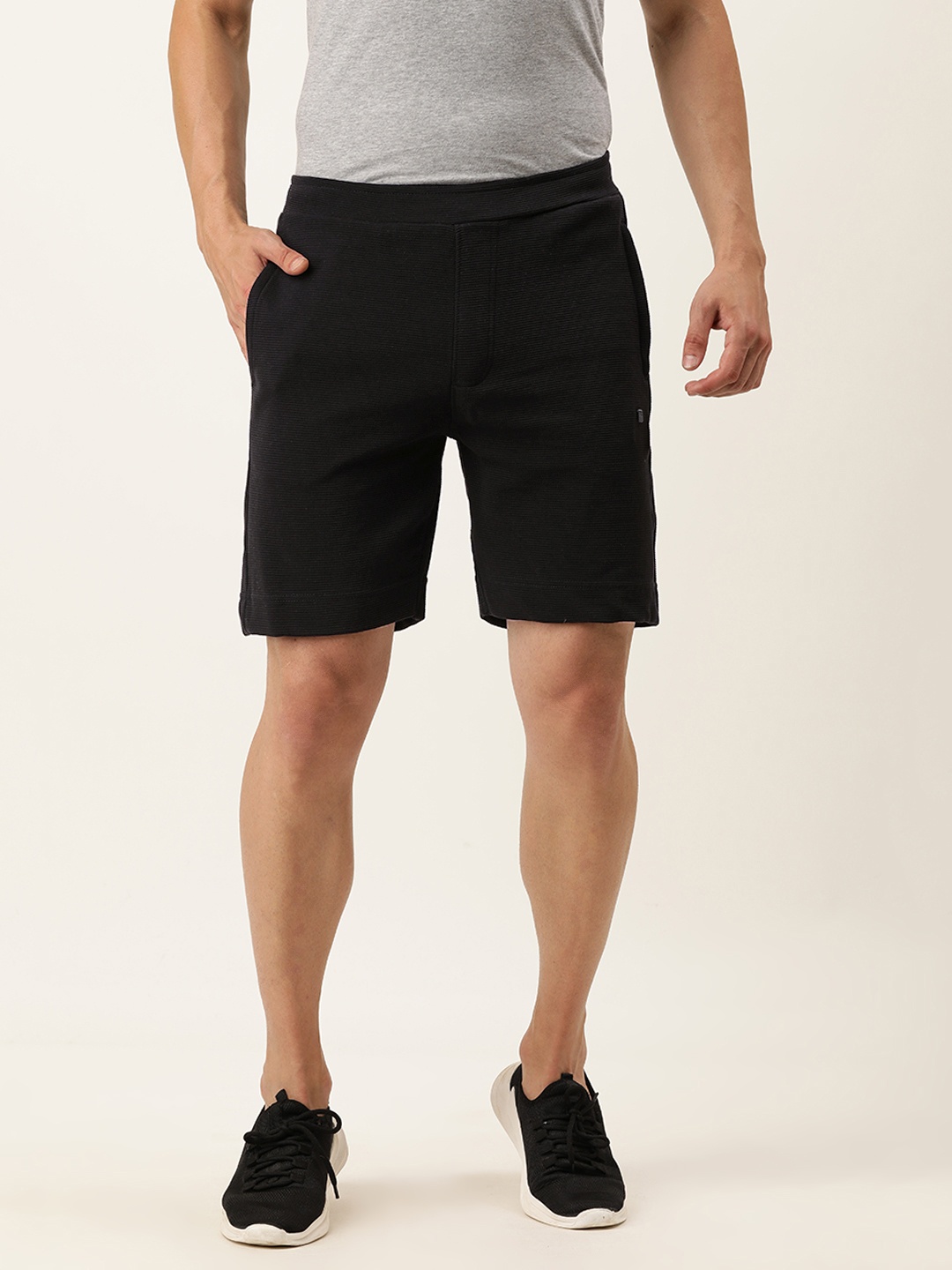 

Proline Active Men Black Solid Shorts