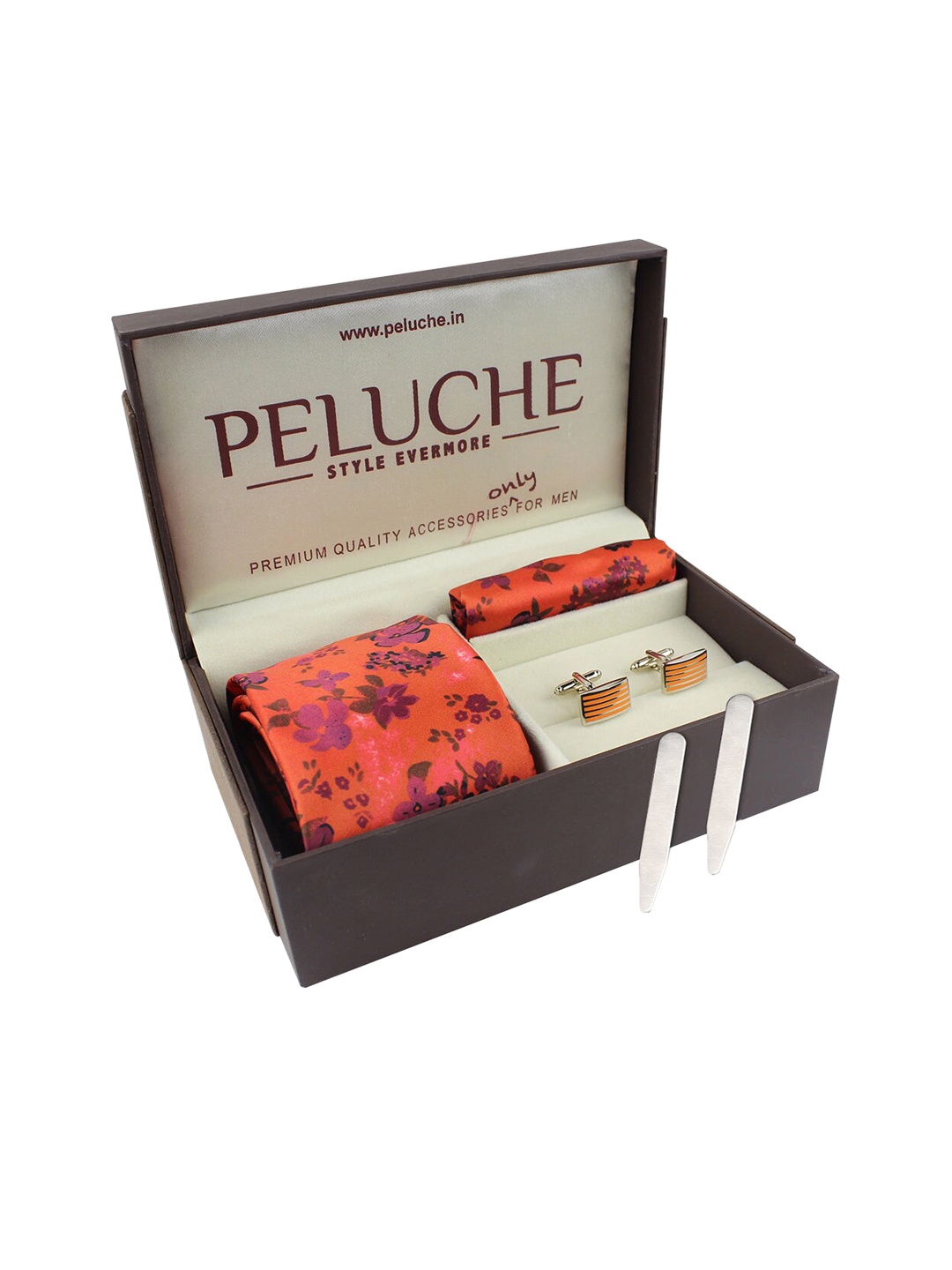 

PELUCHE Pink & Purple Printed Pure Cotton Accessory Gift Set