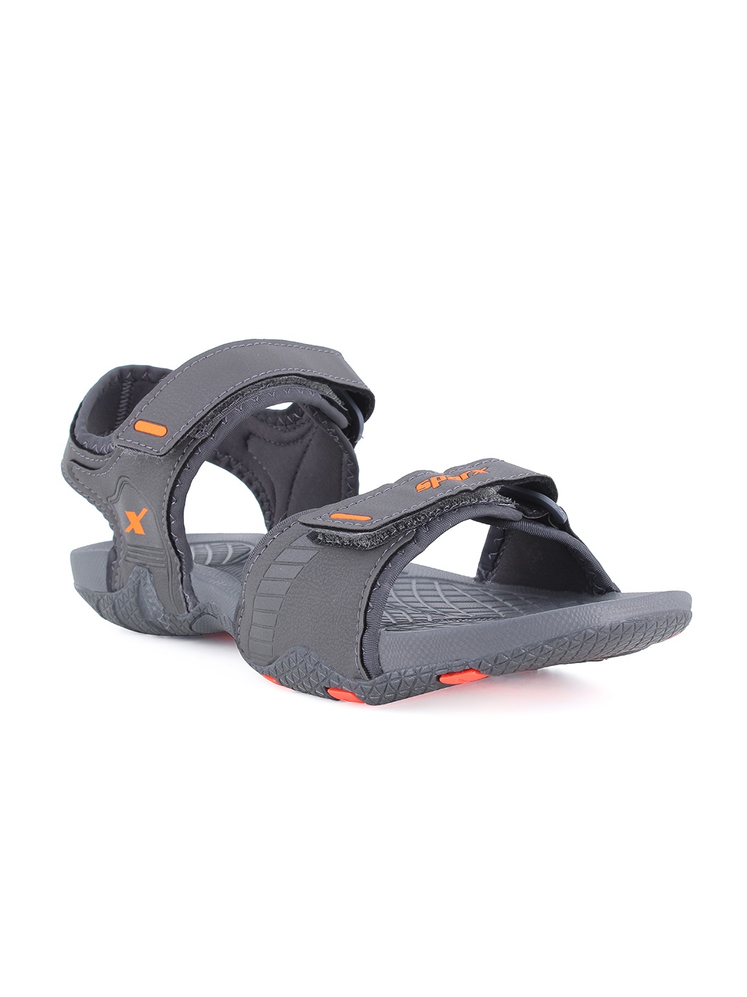 

Sparx Men Grey Solid Sports Sandals