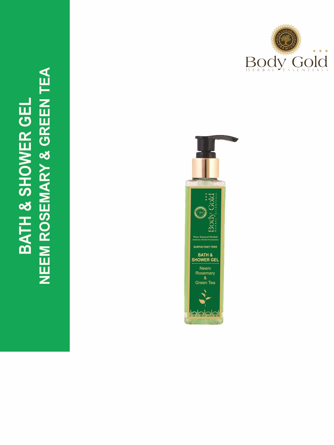 

Body Gold Neem Rosemary & Green Tea Bath & Shower Gel 200 ml