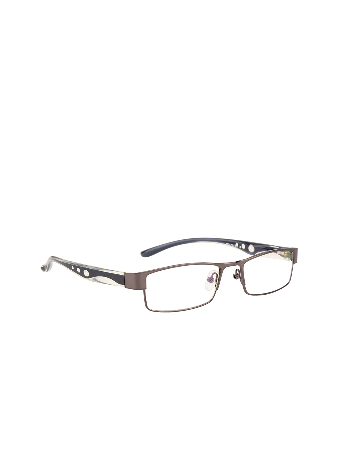 

Gold Berg Unisex Grey Full Rim Rectangle Frames