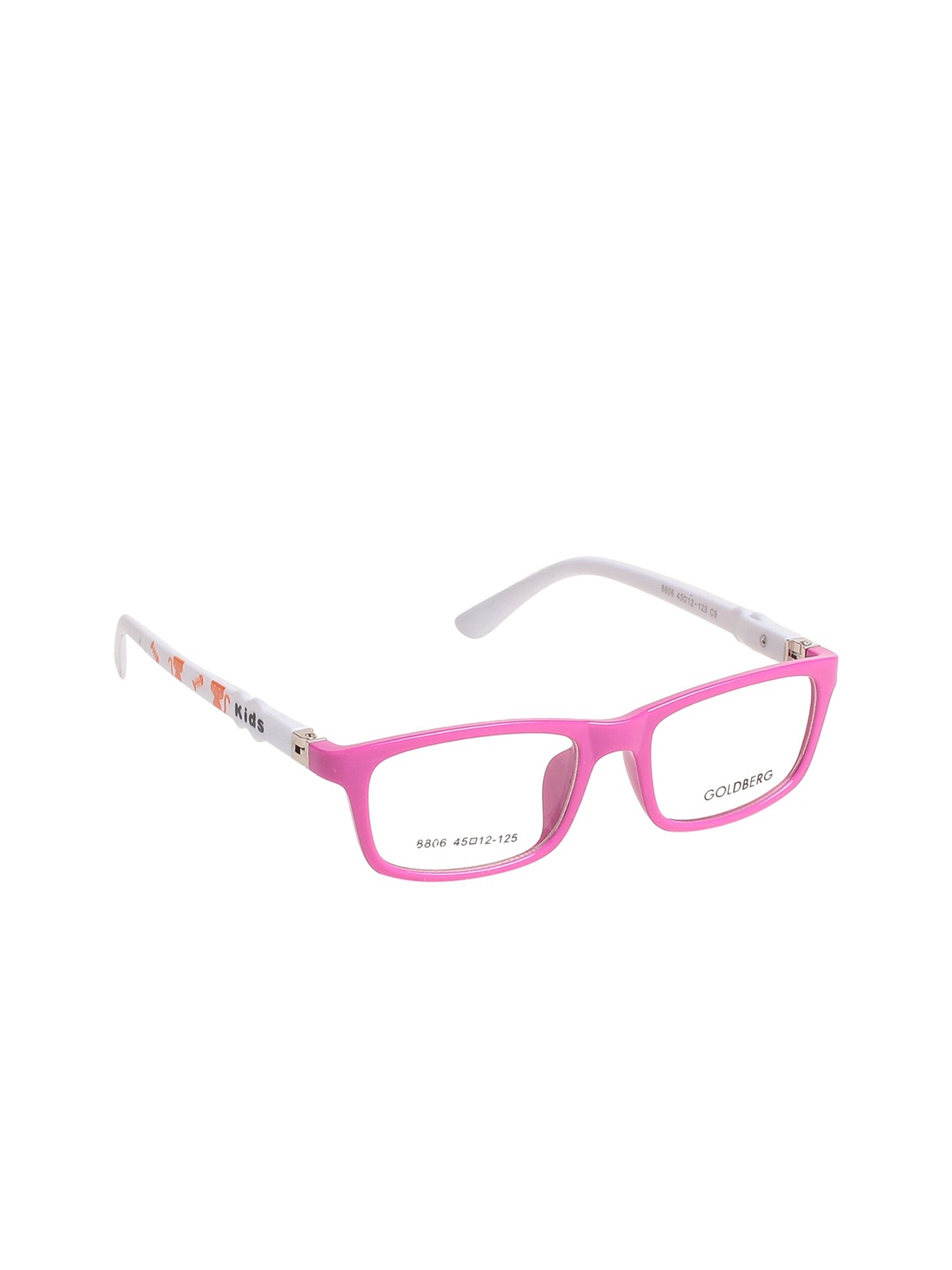 

Gold Berg Unisex Pink Full Rim Wayfarer Frames