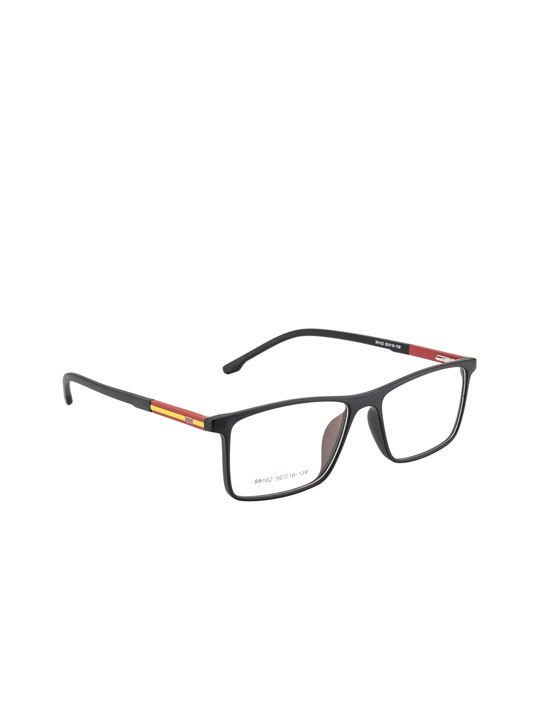 

Gold Berg Unisex Black & Red Full Rim Wayfarer Frames Eyeglasses